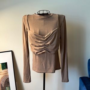 Unique two piece top